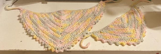 crochet bandana , headband , mommy and me bandana